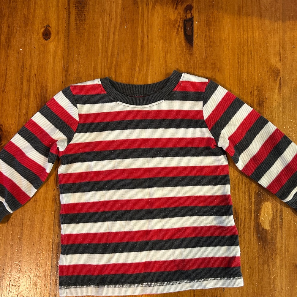 Jumping Beans Red and Black Long Sleeve Tee